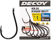 Крючок Decoy KR-30 RINGED MULTI 07, 10 шт/уп (152386) 1562.04.98