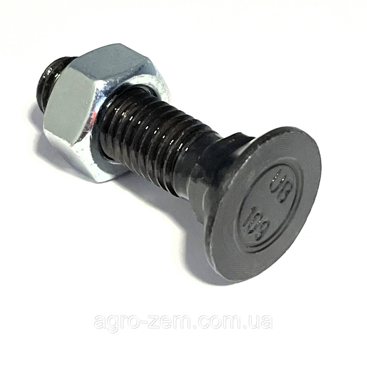 Болт культиваторний з гайкою М10х40 високоміцний (10.9) UNIBOLT, фото 1