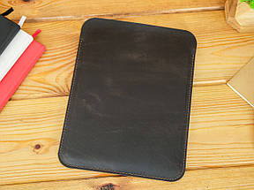 Чохол для iPad Дизайн №1 з натуральної шкіри колір Шоколад, фото 2