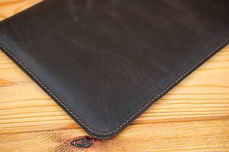 Чохол для iPad Дизайн №1 з натуральної шкіри колір Шоколад, фото 3