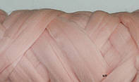 Шерсть для валяния австралийский меринос - светло розовый ( шерсть для сухого валяния, мокрого валяния)