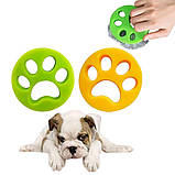 Силіконова лапка для збору вовни 2 шт липкий вкладиш у пральну машину, фото 4