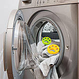 Силіконова лапка для збору вовни 2 шт липкий вкладиш у пральну машину, фото 5