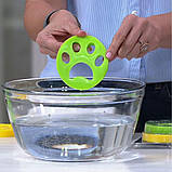 Силіконова лапка для збору вовни 2 шт липкий вкладиш у пральну машину, фото 9