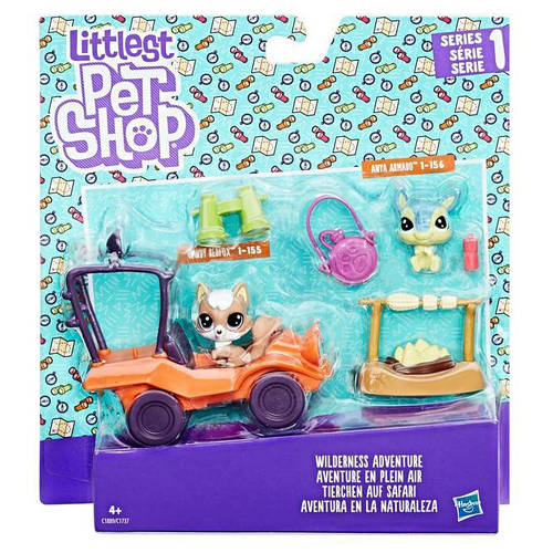 Littlest Pet Shop Series 1 Adorable Adventures Rowdy Redfox 155/156 Pet ...