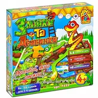 Настольная игра Змійки та драбинки 3D 4+