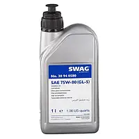 Трансмиссионное масло Swag 75W-80 GL-5 желтое 1 л (30940580)