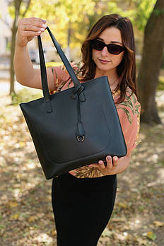 Жіноча сумочка прямокутна шопер 31*30 см на блискавці зі штучної шкіри Nata