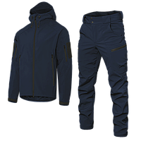 CamoTec костюм SOFTSHELL 2.0 Dark Blue, тактический костюм, мужской костюм, влагозащитный костюм софтшелл