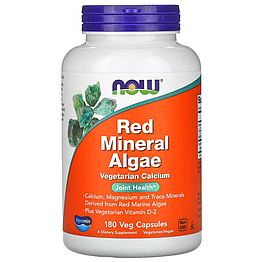 Red Mineral Algae Now Foods 180 капсул