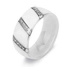 Кільце керамічне Viorelli White Berkani ТA27873