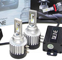 Qline Alpha H15W 6000K светодиодные автомобильные LED лампы с ДХО (2шт) под заводское крепление.