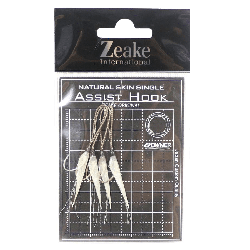 Ассіст Zeake Assist Hook Single Fish Skin SLJ 2S(4шт)NEW (174167) 5586401