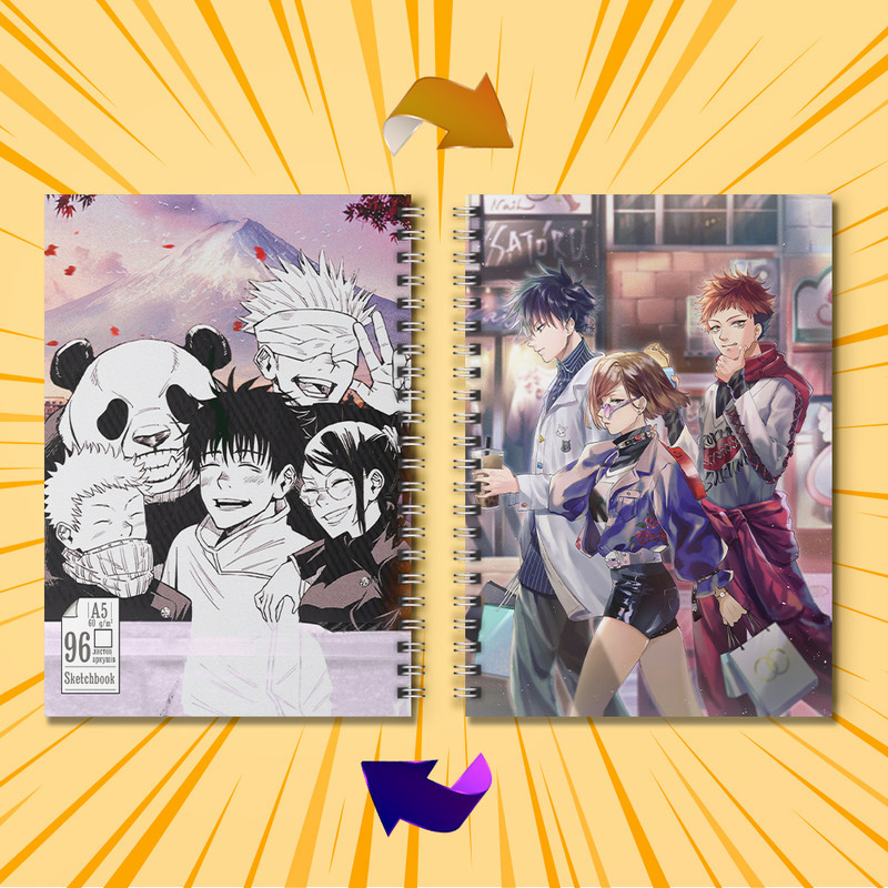 Скетчбук Аніме 96 л Jujutsu Kaisen