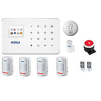 Беспроводная GSM сигнализации Kerui G18 для 4-х комнатной квартиры (GDJJFH78FKIIF) IB, код: 1580295