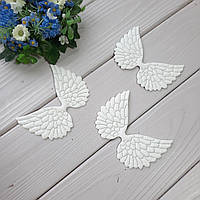 Крила БІЛОВІ набір 10 ШТ — (9 на 6.5 см)