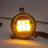 Протитуманні фари, ДХО LED DRL Lada Пріора і інші, двоколірні жовтий-білий (управління однією кнопкою), фото 8