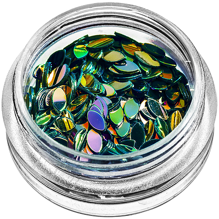 Пелюстки для декору, темно-зелений хамелеон, фото 1