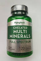 Минералы Piping Rock Chelated multi Minerals full spectrum 120 капсул