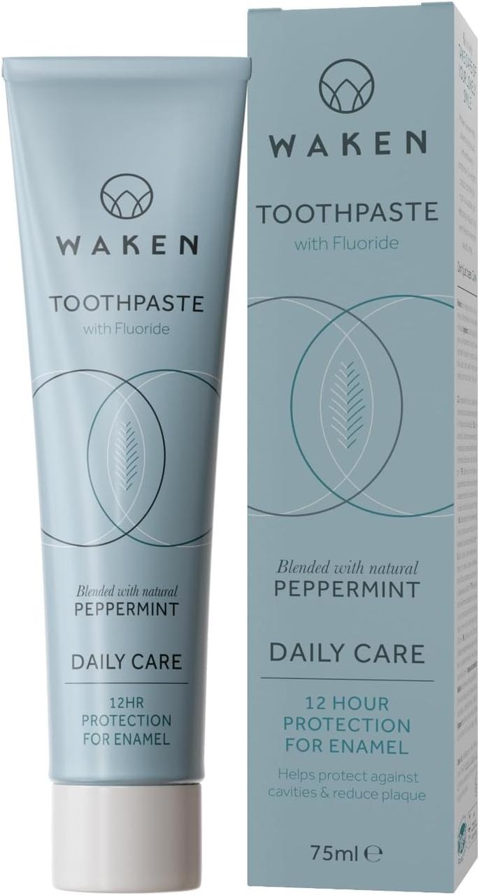 Зубна паста комплексної дії з екстрактом перцевої м'яти Waken Toothpaste Peppermint 75 мл