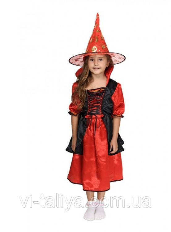 Карнавальний костюм для дівчинки Відьмочка, Чаклунка, фото 1