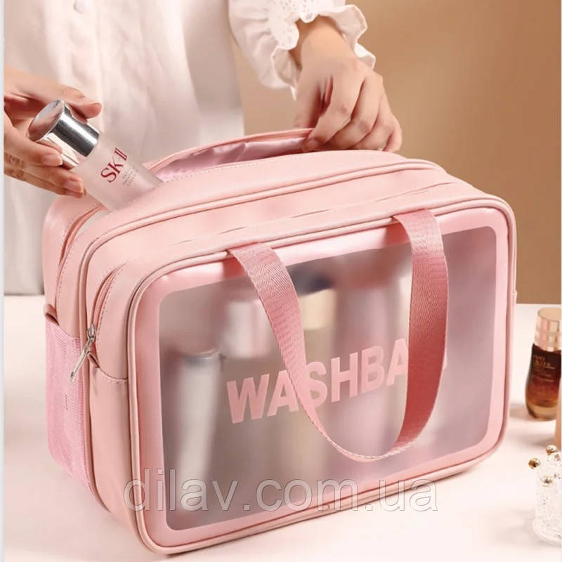 Косметичка жіноча прозора 25*15*17