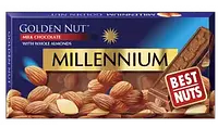 Шоколад молочный Millennium Gold миндаль, 100 г