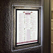 Кристалайт А2 надтонка світлова панель настінна, crystalight для постера А2 420х594 мм, ACRY