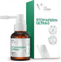 Гель для поддержания здоровья полости рта у кошек и собак VetExpert Stomaferin Ultra 30 мл (5902414203785)