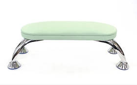 Підлокітник манікюрний Maxi на хромованих ніжках м'який, підставка для рук для манікюру.