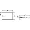 Душовий піддон Duravit Stonetto 720170380000000 140х100 см, фото 5