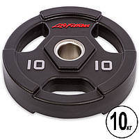 Диски (диски) поліуретанові з хватом і металевою втулкою d-51 мм Life Fitness SC-80154-10 10 кг
