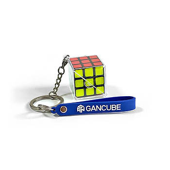 GAN 328 Keychain black | Брелок Кубик Рубіка 3x3 Ган 2.8 см чорний пластик