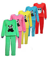 Пижама оптом женская теплая с вышивкой, махровая пижама женская р.46 50 54