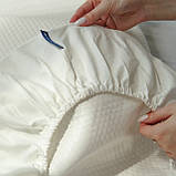 Вологостійке простирадло до матраца Kokon SONTO, молочний, фото 4