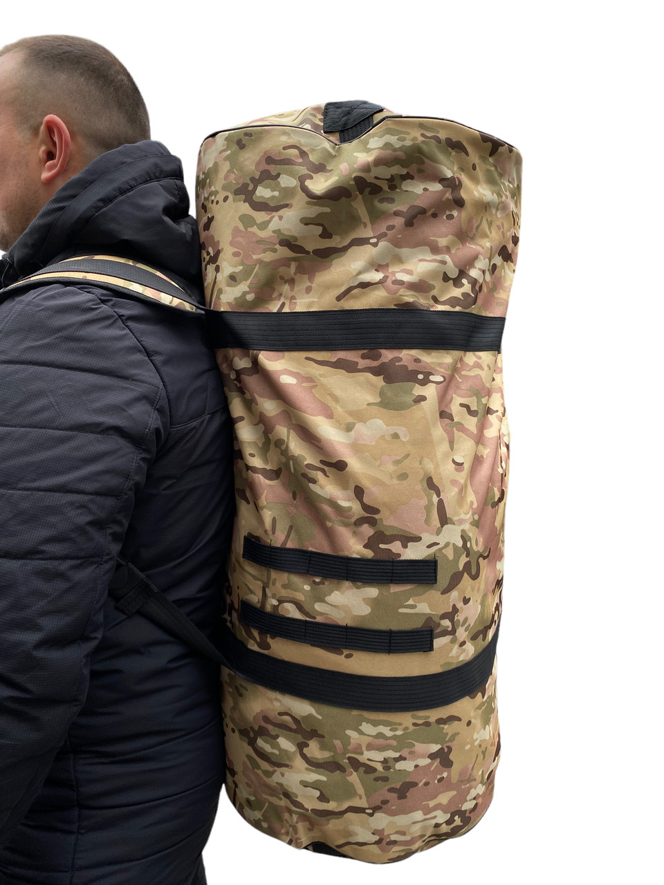 Сумка-баул рюкзак речовий  Bagful 120 л.VS Teb мультикам