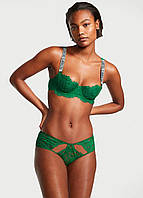 Комплект жіночої мереживної білизни Victoria's Secret Зелений