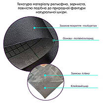 Самоклеюча екошкіра у рулоні 3х1,37м х0,5мм Чорна SW-00001413, фото 4