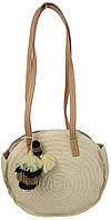 Экологическая женская соломенная плетенная сумка Esmara Бежевый (IAN311091 beige) IX, код: 7730845