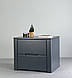 Графітова Приліжкова тумбочка "Орео" з фурнітурою Blum, фото 2