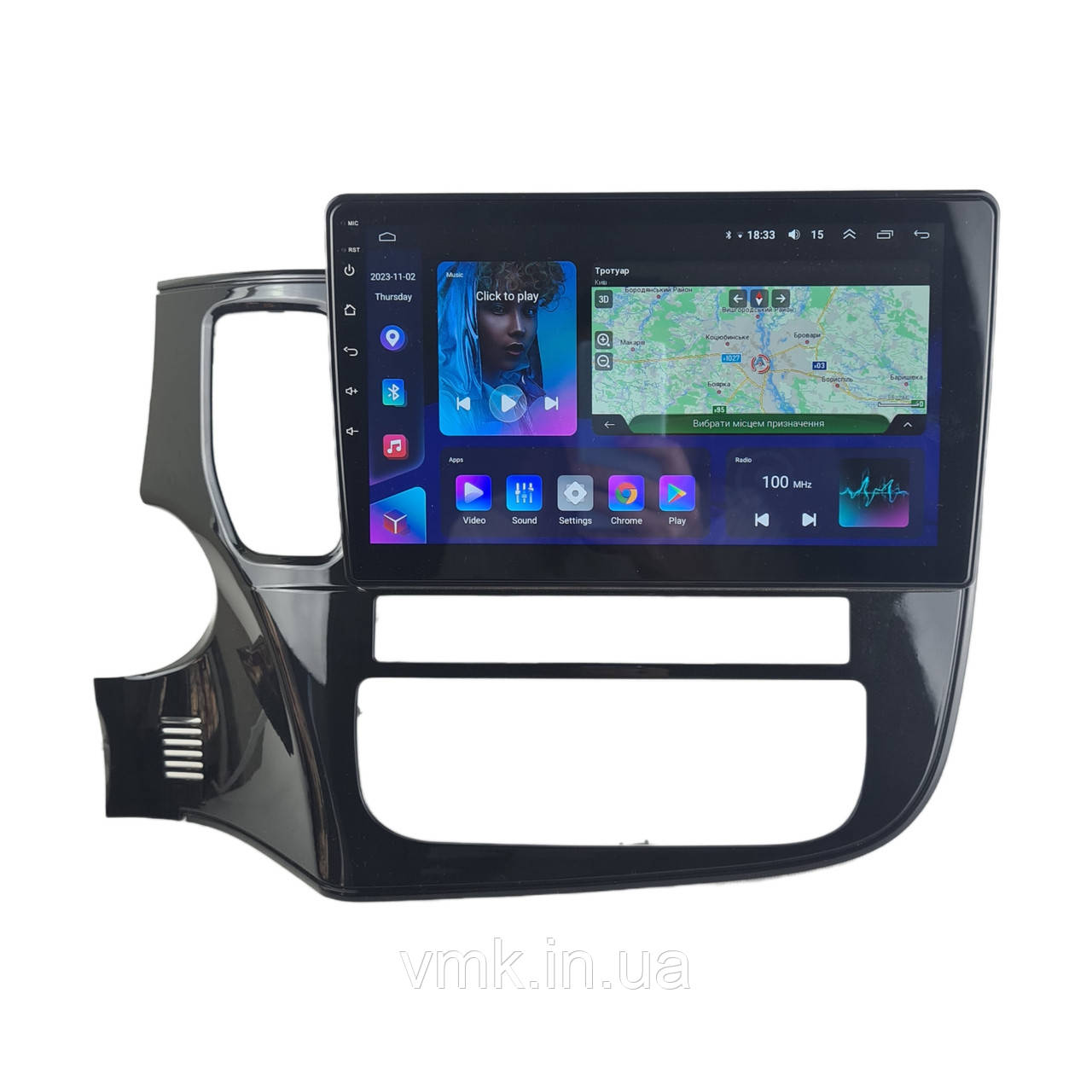 Андроїд Магнітола Mitsubishi Outlander 3 2012-2018 4core Base Android 13, Platform JAC, фото 1