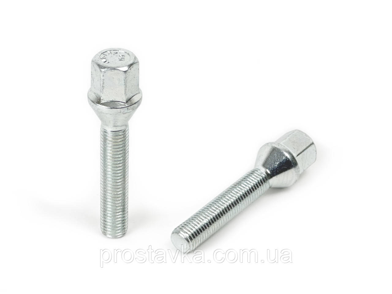 Болт М12*1,5*55 мм Конус Цинк ключ 17, фото 1