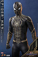 Фигурка Hot Toys Spider-Man: No Way Home Movie Masterpiece Actionfigur 1/6 Spider-Man (Black & Gold Suit) 30см