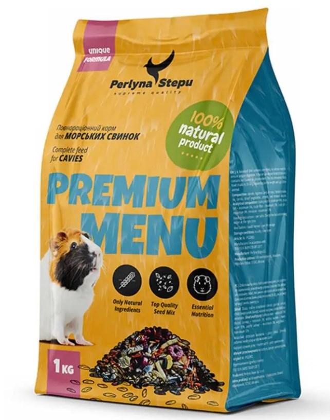 Зерносуміш для морських свинок Перлина Степу Perlyna Stepu Premium Menu, 1кг
