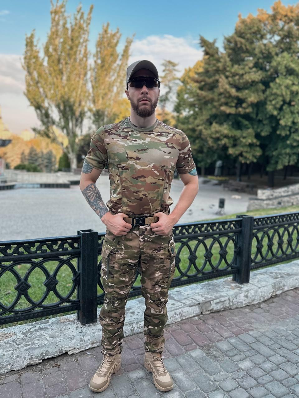 Тактичні штурмові штани soft shell мультикам, штани чоловічі мультика, теплі штани мультикам