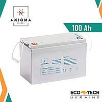 Аккумуляторная батарея гелевая 12В 100Ач, AX-GEL-100, AXIOMA energy