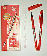 Ручка пише-стирає Color-it CR-707F / червона / 0,5мм / 1шт / гелева