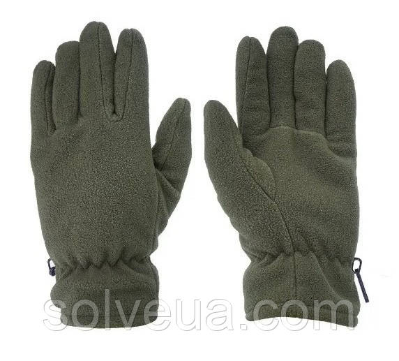 Флісові рукавички Thinsulate оливкові Mil-tec 12534001.solve