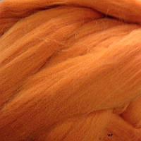 Шерсть для валяния австралийский меринос морковный ( шерсть для сухого валяния, мокрого валяния)