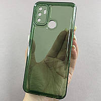Чехол для Oppo A33 силиконовый чехол с блестящей рамкой на телефон оппо а33 зеленый l6t